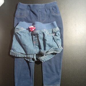 Denim Bottoms bundle 24M pants and shorts